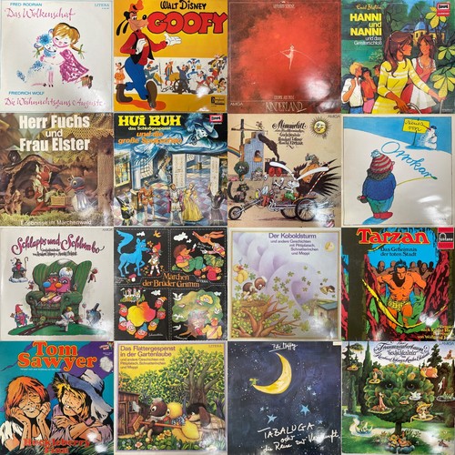 250x kinder schallplatten - kinder,